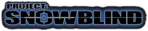 Project Snowblind title screen for Playstation 2